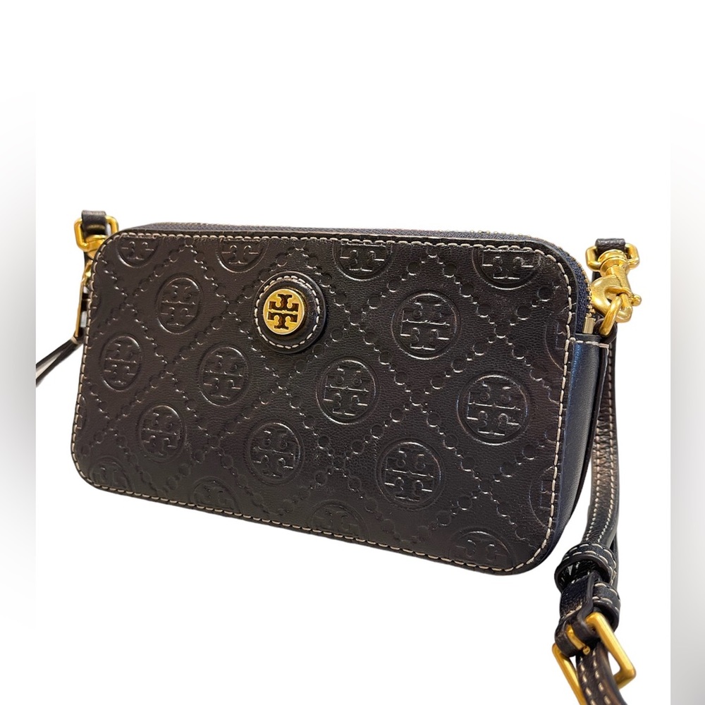 TORY BURCH NAVY LEATHER CROSSBODY